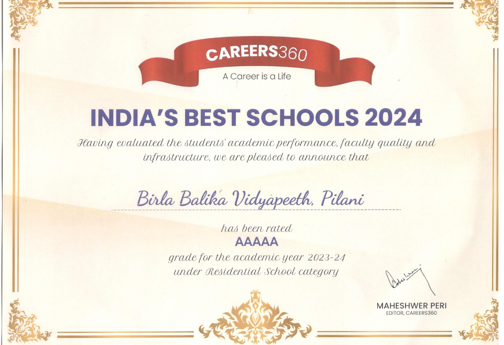 Career 360 Certification