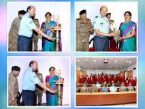 Air Commodore Tarun Kumar Sinha, DDG NCC Rajasthan visited Birla Balika Vidyapeeth 