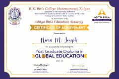 PGDGE-certificate-Nima-Joseph