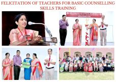 FELICITATION OF TEACHERS FOR BASIC COUNSELLING SKILLS TRAINING