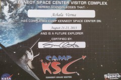 Mrs. Achala Verma_ Kennedy Space Center Camp 2013