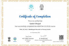 CBSEE-Certificate-FLN_C7_Multilingual-Education-in-Primary-Grades