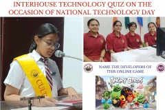 Interhouse Technology Quiz on the occassion of National Technology Day 2024