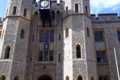 At the Tower of London to see the crown jewells